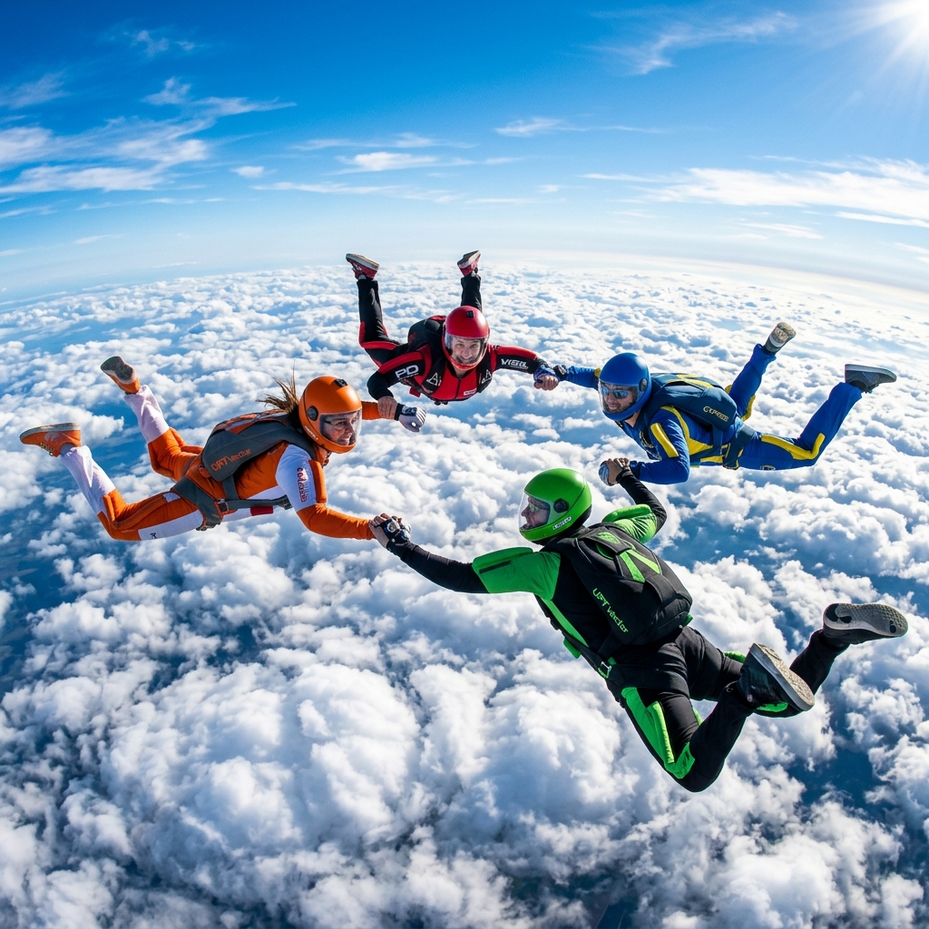 Netunos Skydive Formação em Grupo
